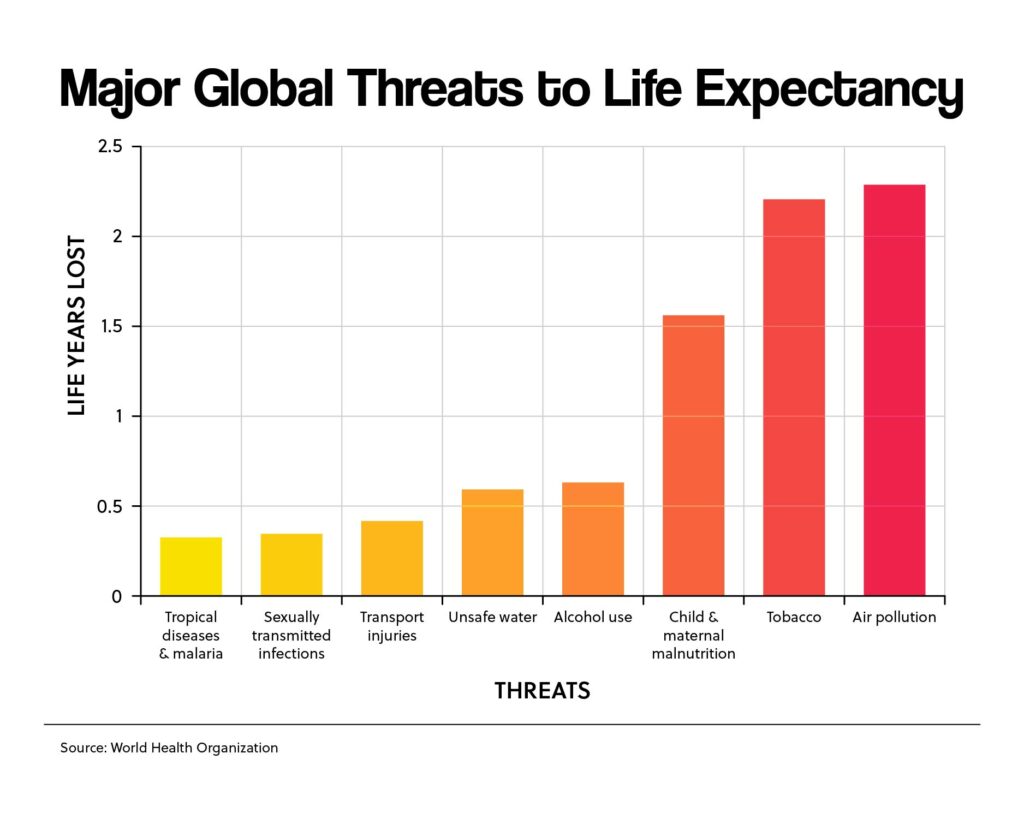 Major Global Threats to Life Expectancy