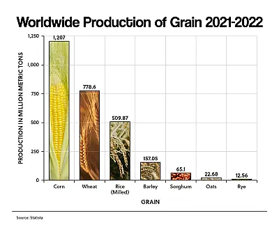 Worldwide Production of Grain 2021-2022